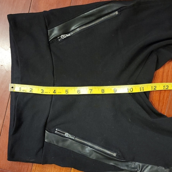 Athleta Siena Ankle Pants Faux Leather  Size 4 - Picture 8 of 16